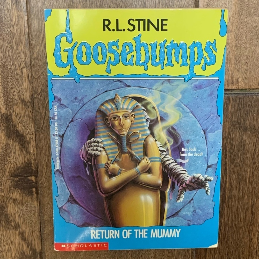Vtg 1994 R.L. Stine Goosebumps Return Of The Mummy Paperback Book